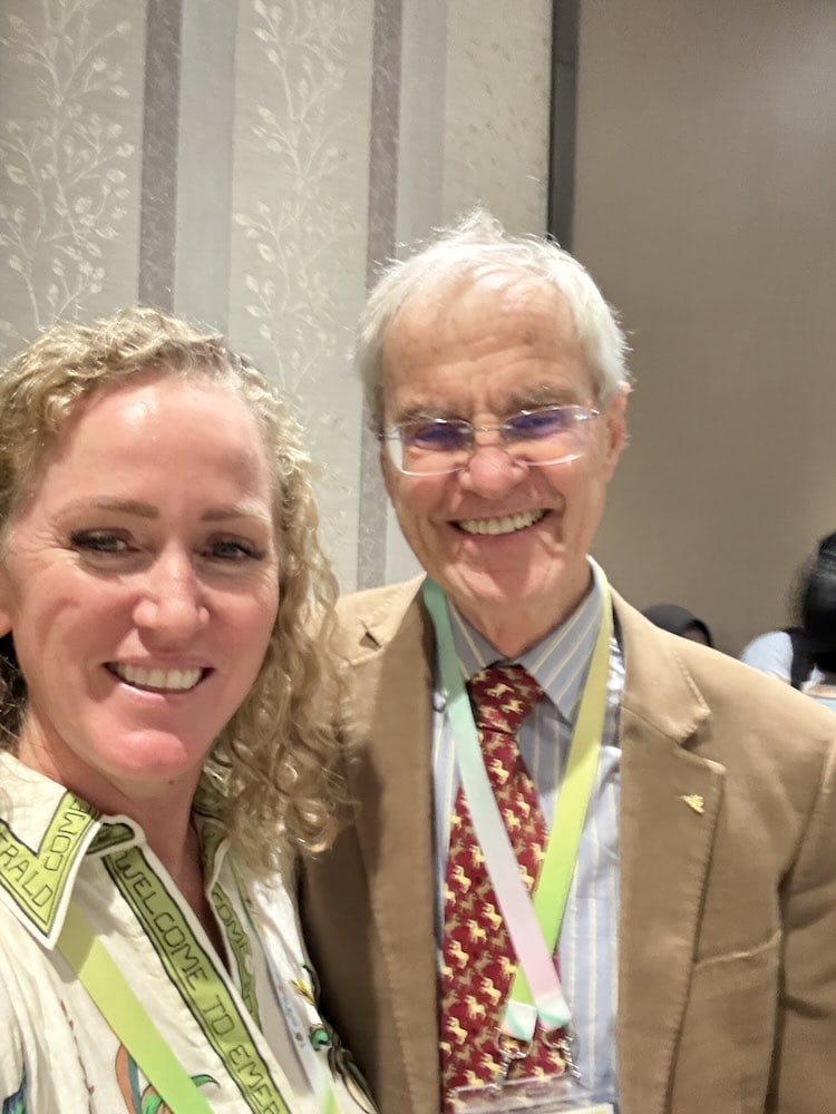 Dr Olivia James and Derek Knottenbelt