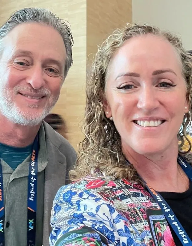 dr peter weinstein and dr olivia james at 2025 VMX conference in Orlando