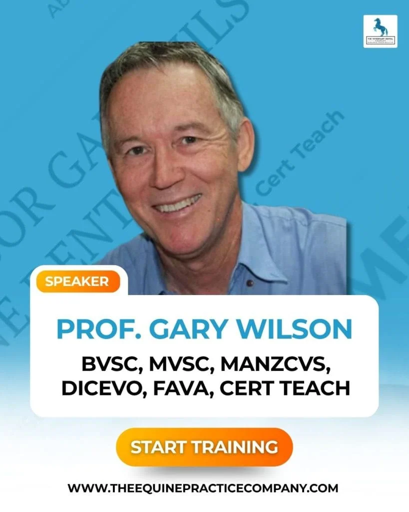 image of prof. Gary Wilson - equine dentistry expert - equine medicine - horse care