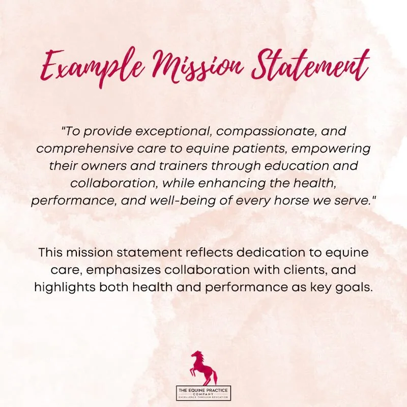 equine mission statement