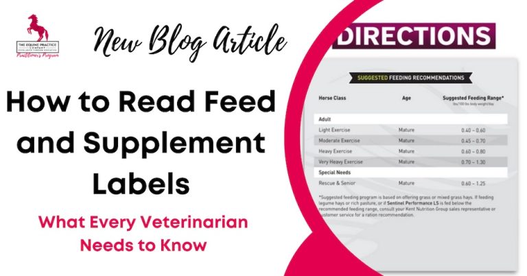 How to Read Feed and Supplement Labels