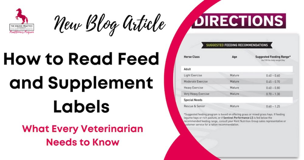 How to Read Feed and Supplement Labels